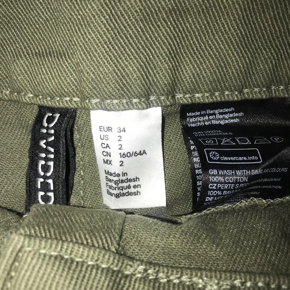 Olive Green A-Line Skirt - Picture 3 of 3